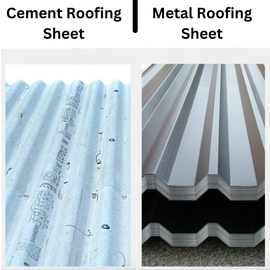 CEMENT ROOF VS METAL ROOF